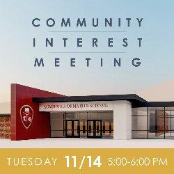 Community Meeting 11/14 5-6pm